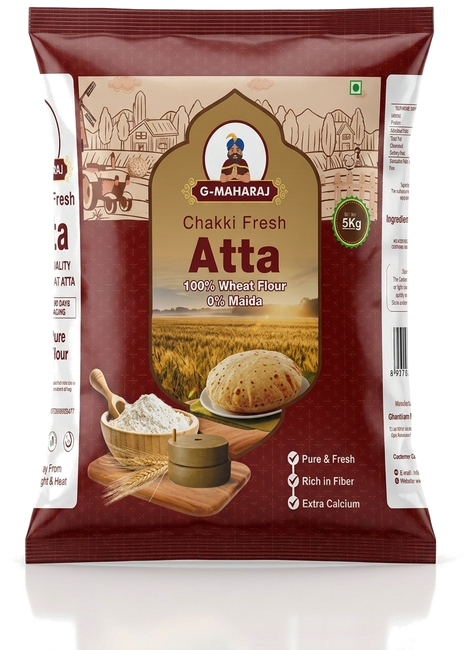 G-MAHARAJ Chakki Fresh Atta 100% Whole Wheat